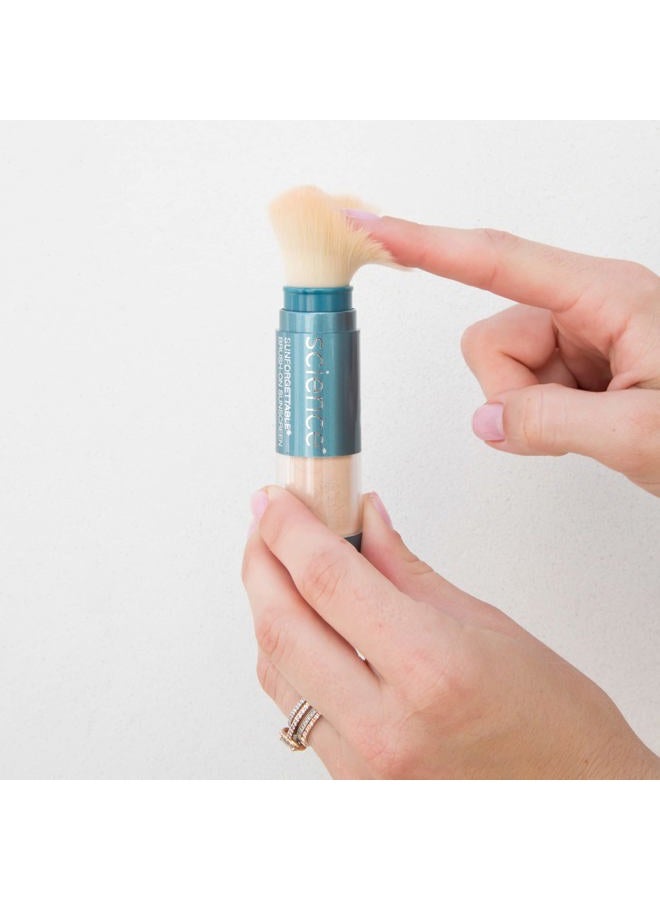 Colorescience بودرة معدنية واقية من الشمس براش أون للبشرة الحساسة، متوسطة، عبوة واحدة (عبوة من قطعة واحدة) - Image 2