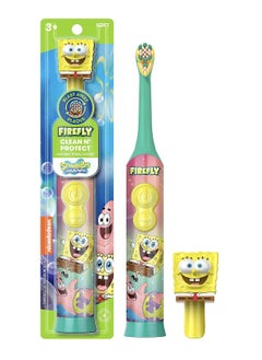Firefly Firefly Clean N' Protect Spongebob Power Toothbrush, 1 Count(Pack of 1)  - Image 1