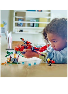 LEGO Lego Fire Rescue Plane Building Playset 60413  - Image 3