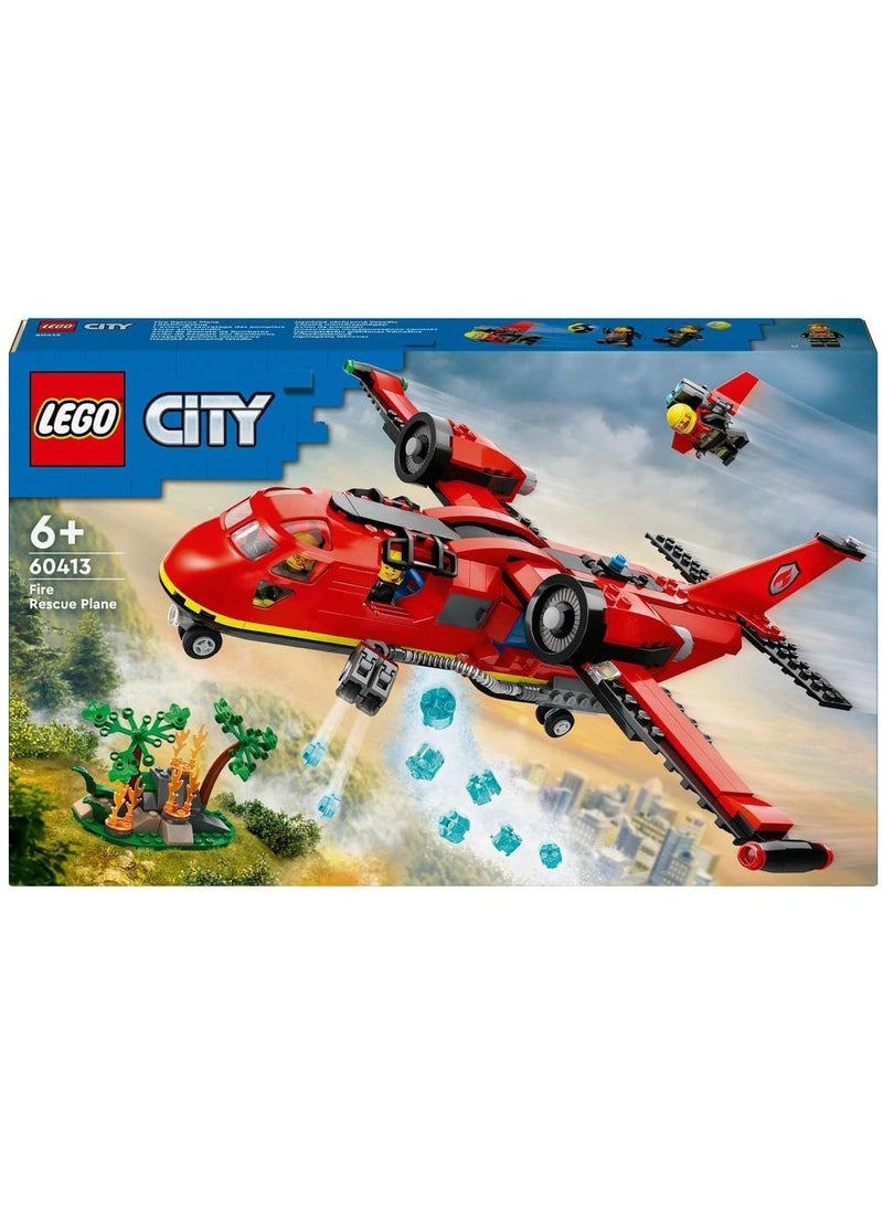 LEGO - Lego Fire Rescue Plane Building Playset 60413 - Image 1