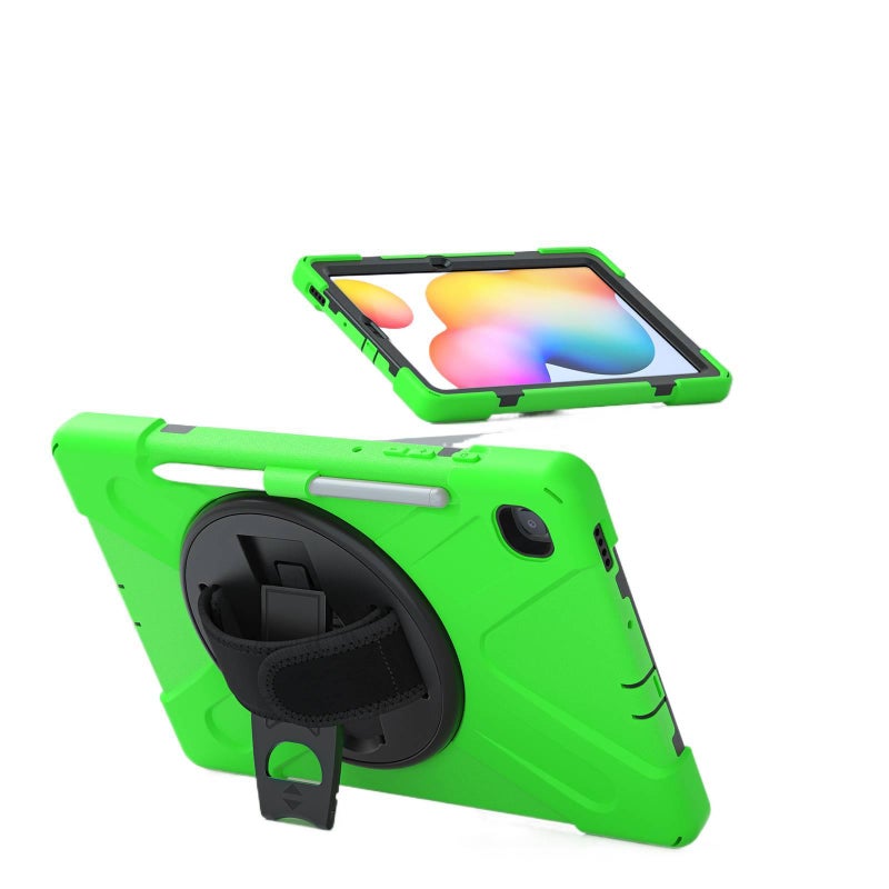 DGG حافظة آيباد متوافقة مع عدة موديلات آيباد مع حامل قلم باللون أخضر باللون الأخضر iPad - Image 1