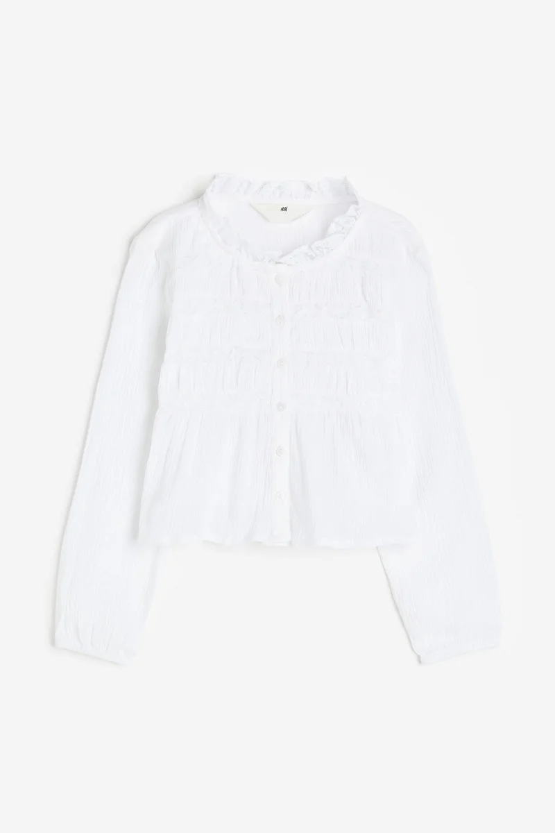 H&M Youth Lace Detail Top