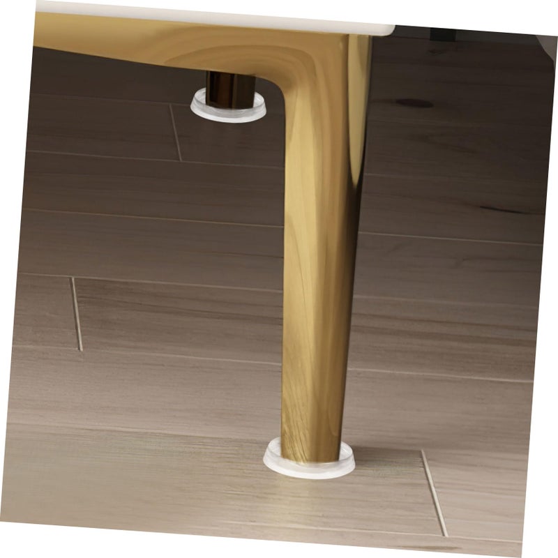 8Pcs Transparent Furniture Caster Cups With and Without Spikes for Hardwood Floor Chair Table Desk - Image 5