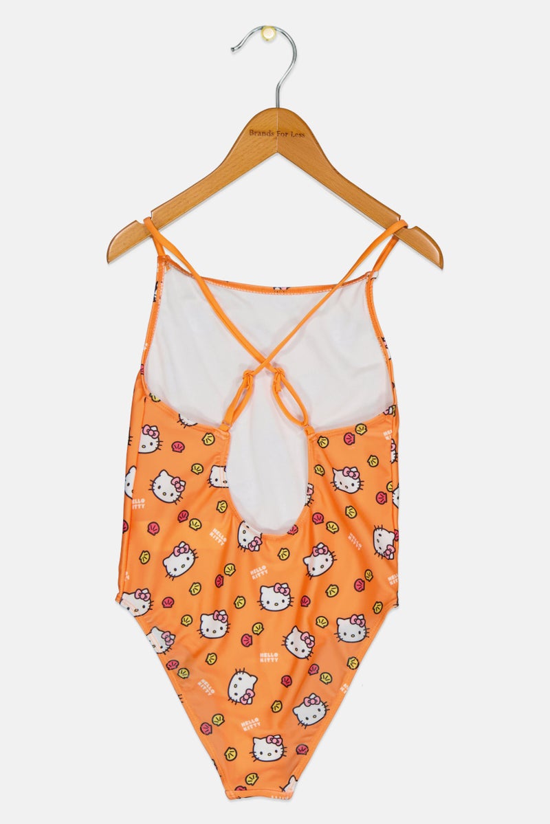 Lefties Kids Girl Allover Print One Piece Swimwear, Multicolor - Image 2