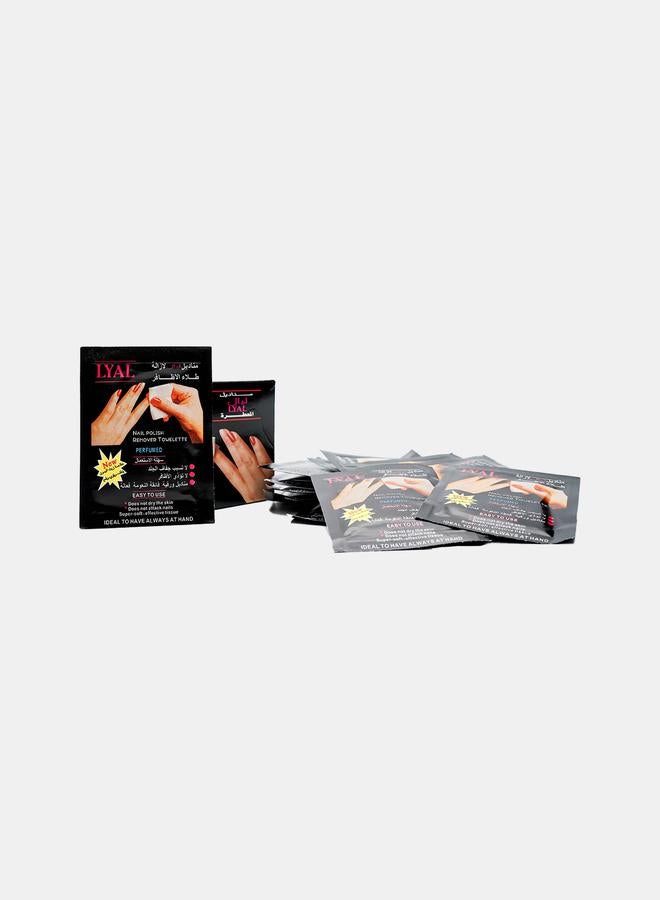 LYAL 12 Pieces Layal Paint Remover Wipes - Large - Image 1