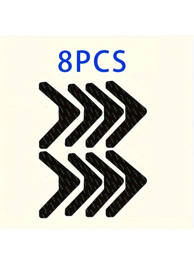 4pcs Double Sided Anti Slip Washable Carpet Tape For Wood Floors Tile - Image 4