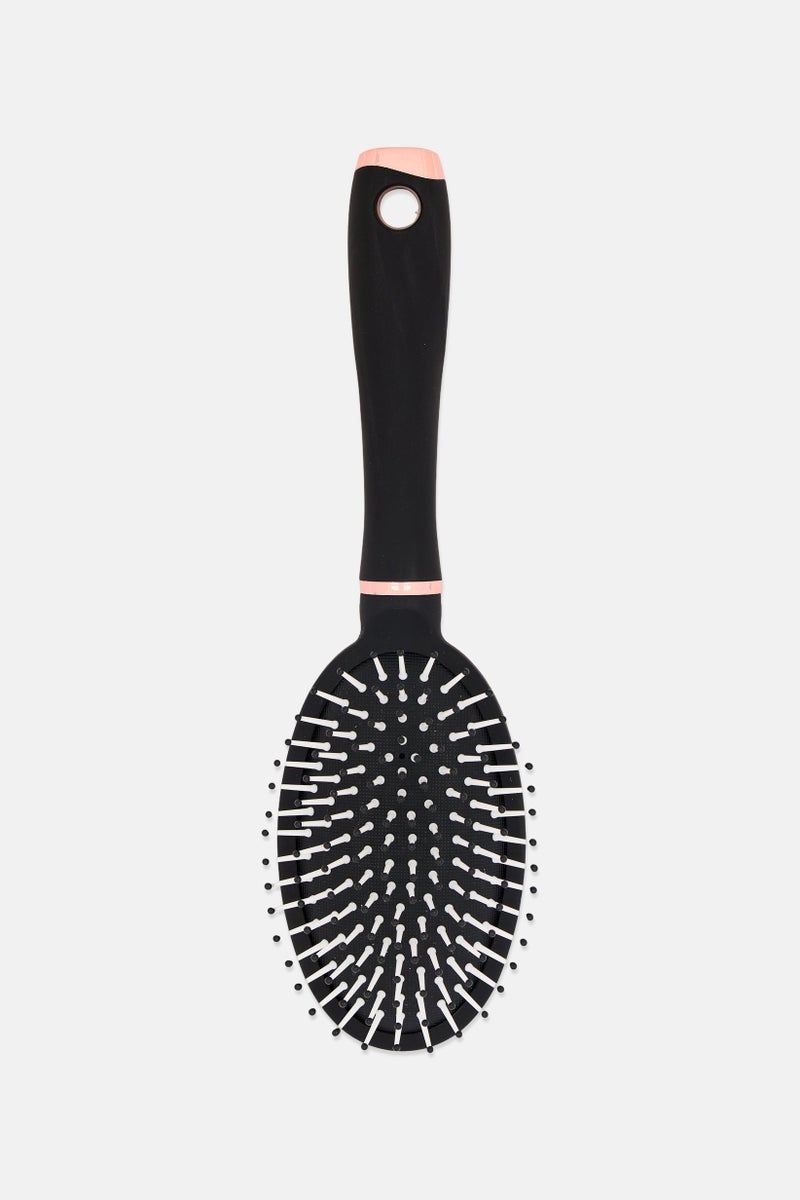 Expressions Soft Touch Oval Cushion Hair Brush, Black - Image 2