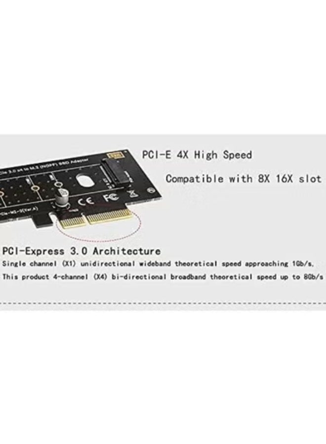 كارت توسعة داخلي لتحويل هاردات M.2 NVMe إلى منفذ PCIe 3.0 x4 سريع لتزويد مساحة تخزين البيانات للكمبيوتر المكتبي - Image 4