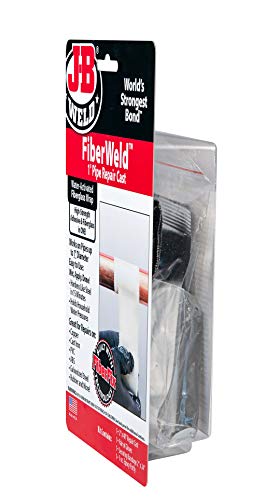 J-B WELD جبس إصلاح الأنابيب FiberWeld 2x48 بوصة – لاصق قوي لفائف الألياف الزجاجية – أبيض - Image 5