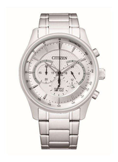 Men's Analog Round Shape Stainless Steel Wrist Watch AN8190-51A - 42 Mm
