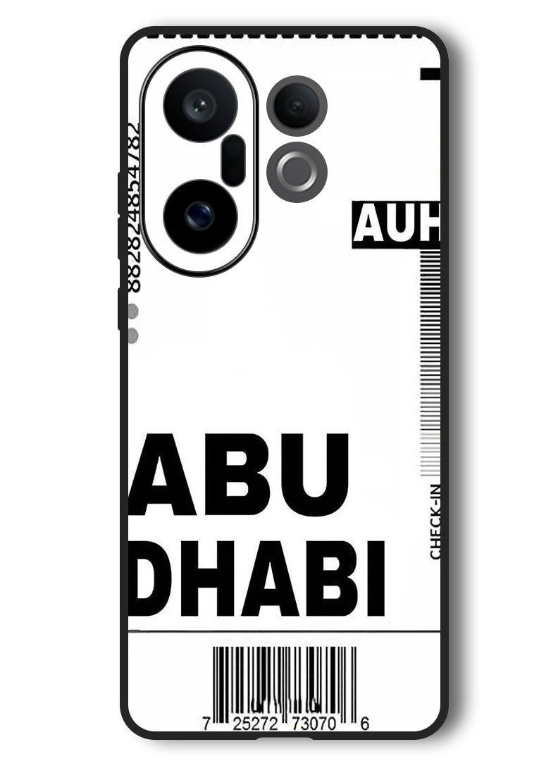 Theodor Case Compatible with Vivo X200 FE 6.31 Inch Protection Shockproof Bumper Cover AUH boarding pass - Image 1