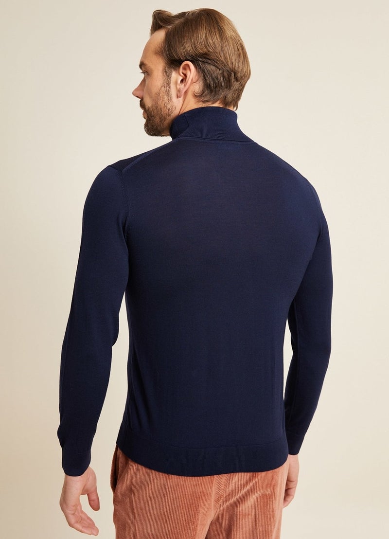 Bisse Men Regular Fit Full Turtleneck Knitwear LACİ TR20K20201_D39  - Image 3
