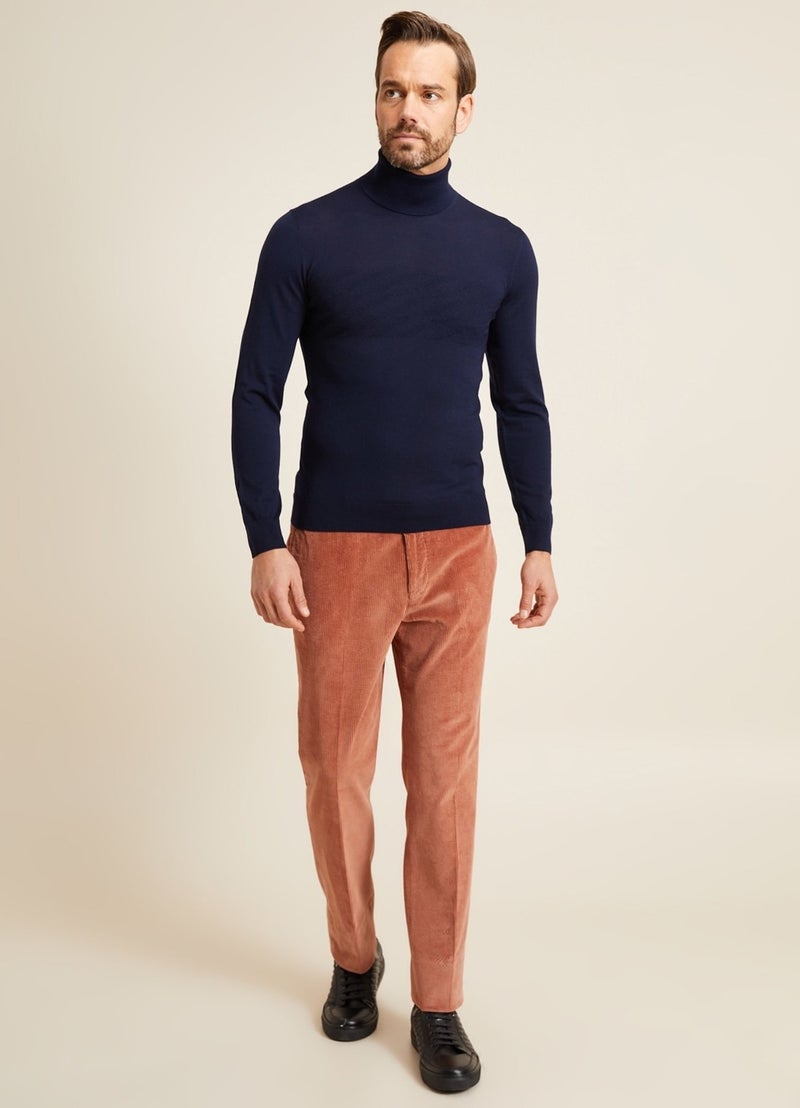 Bisse Men Regular Fit Full Turtleneck Knitwear LACİ TR20K20201_D39  - Image 5