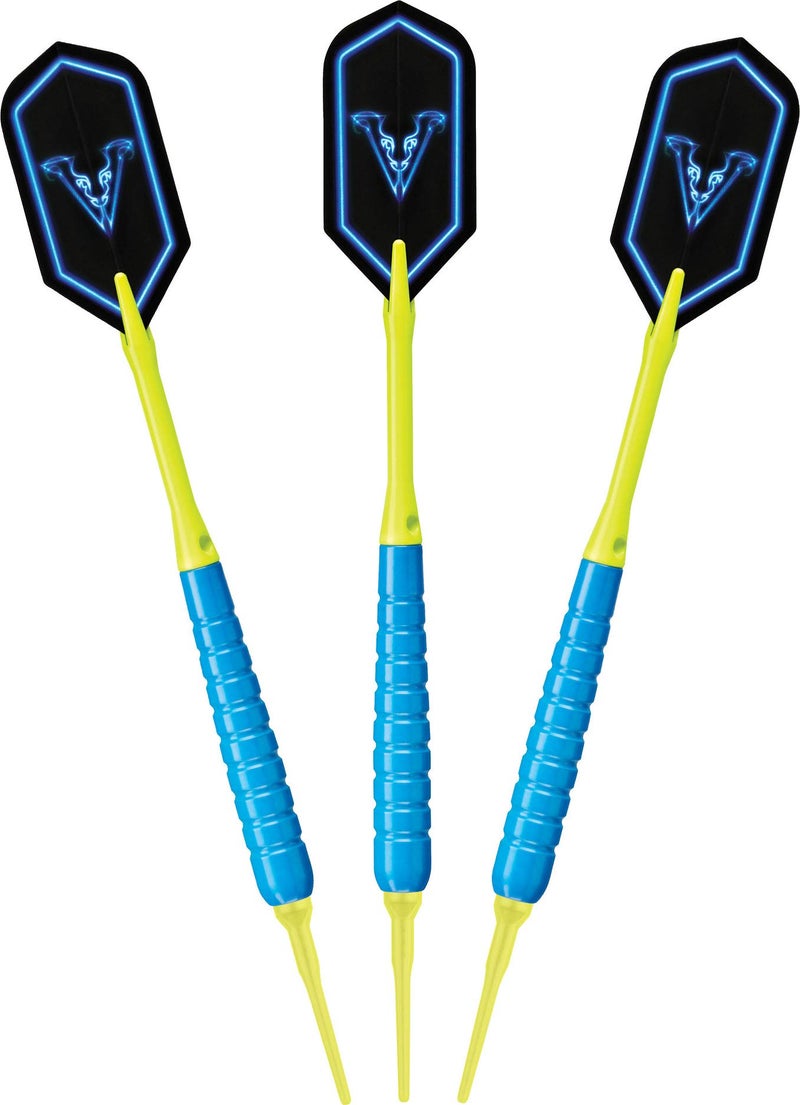 Viper by GLD Products V Glo Soft Tip Darts, Blue/Yellow, 18 Grams,20-4301-18 - Image 1