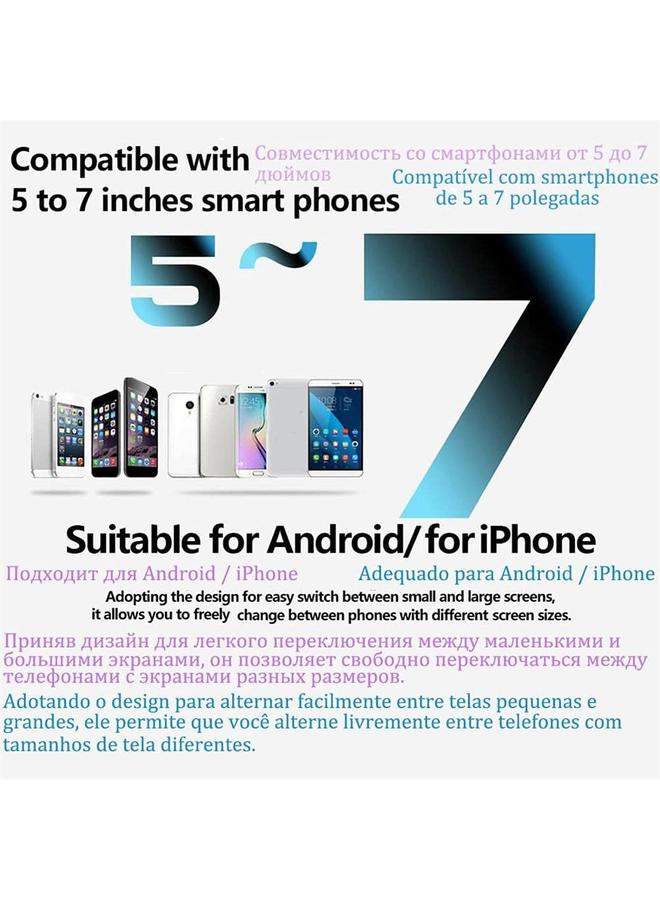 نظارات الواقع الافتراضي VRG Pro ثلاثية الأبعاد، سماعة رأس للواقع الافتراضي لهواتف آيفون وأندرويد مقاس 5.0-7.0 بوصة، استمتع بأفضل ألعاب الهاتف المحمول وأفلام 360 مع جميع هواتف أندرويد الذكية براحة وليونة، C - Image 2