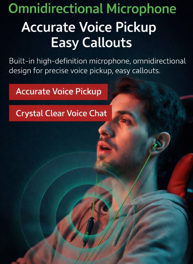 PIVA S6PRO Gaming Earphones With 27 PD Charging Port , APP Control, Built-in Sound Card, 3D Surround Sound, RGB Lighting, For iPhone, Redmagic, Samsung, Mobile, PC, PS5, PS4, Xbox Series X/s, Xbox One, Nintendo Switch - Type C Red - Image 5