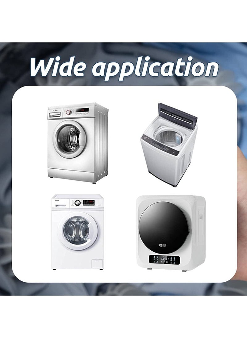 SYOSI 10 كرات مجفف سيليكون، كرات مجفف قابلة لإعادة الاستخدام لمكافحة تشابك الملابس وتنظيف عميق معطر طبيعي لتقليل تجاعيد الملابس (رمادي، أبيض) - Image 4