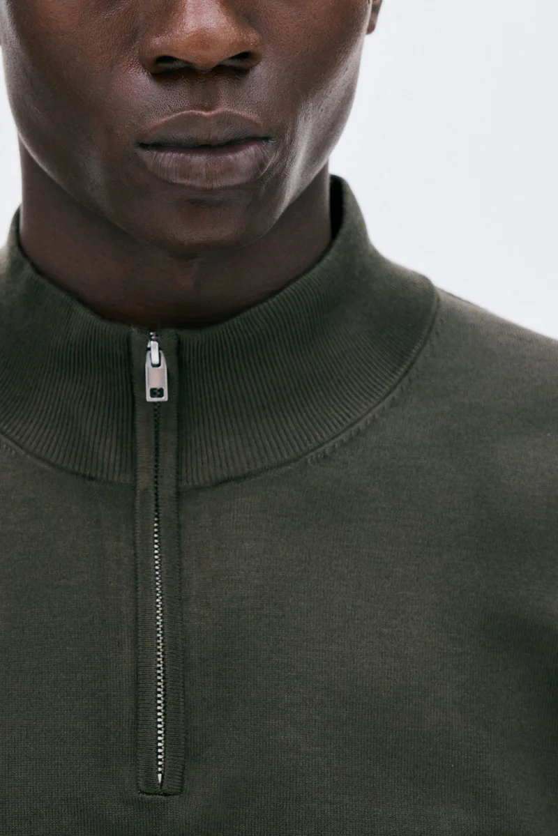 H&M  Regular Fit Zip-top jumper for Men | Best Price UAE