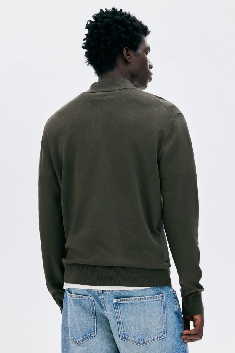 H&M  Regular Fit Zip-top jumper for Men | Best Price UAE