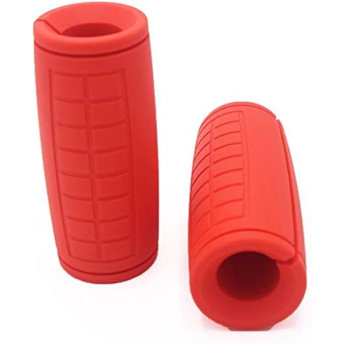 rayihni Pull Up Bar Thick Bar Adapter, Weight Grips Bar Fit For Standard Barbell - Dumbell Handles, Silicone Rubber Barbell Grips For Weight Lifting Cable Attachments & Fitness Training - Image 5