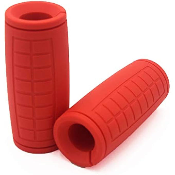 rayihni Pull Up Bar Thick Bar Adapter, Weight Grips Bar Fit For Standard Barbell - Dumbell Handles, Silicone Rubber Barbell Grips For Weight Lifting Cable Attachments & Fitness Training - Image 3