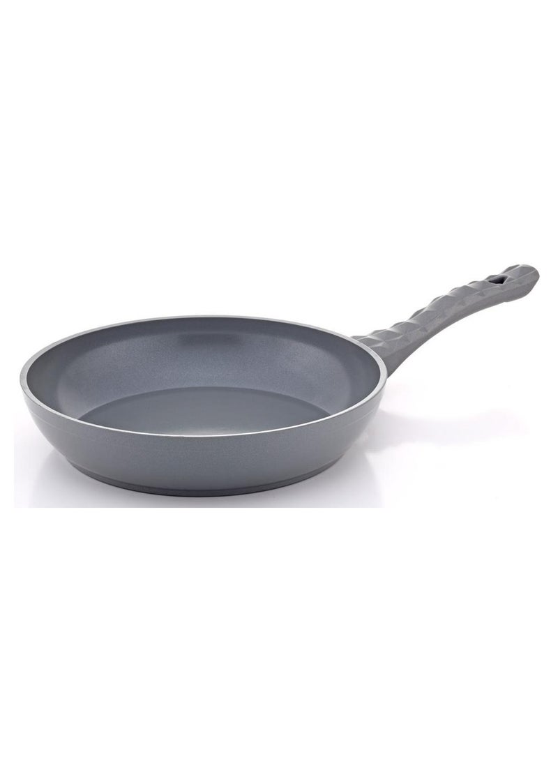 Homemaker Hella Ceramic Non-Stick Surface Frypan - 30cm - PFOA Free - Grey