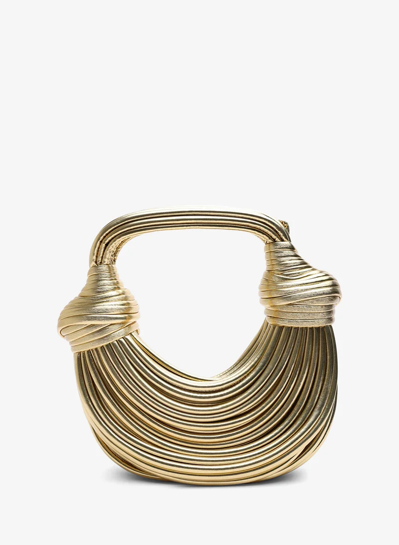 ويرز ذات فروم 'Blossom' Curved Metallic Shoulder Bag