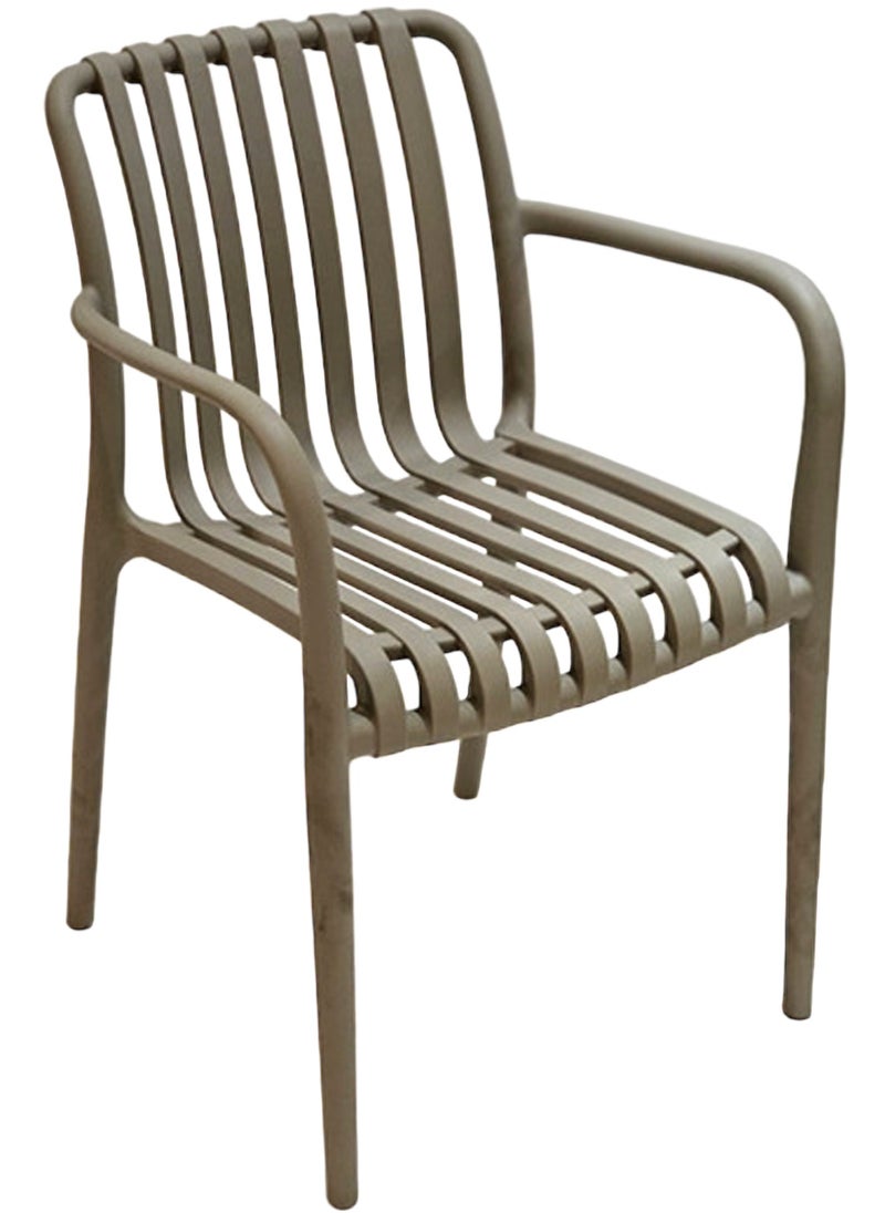 Living - Set of 4 piece Stackable outdoor modern hotel plastic restaurant dining chair chairs for events coffee shop - Image 1