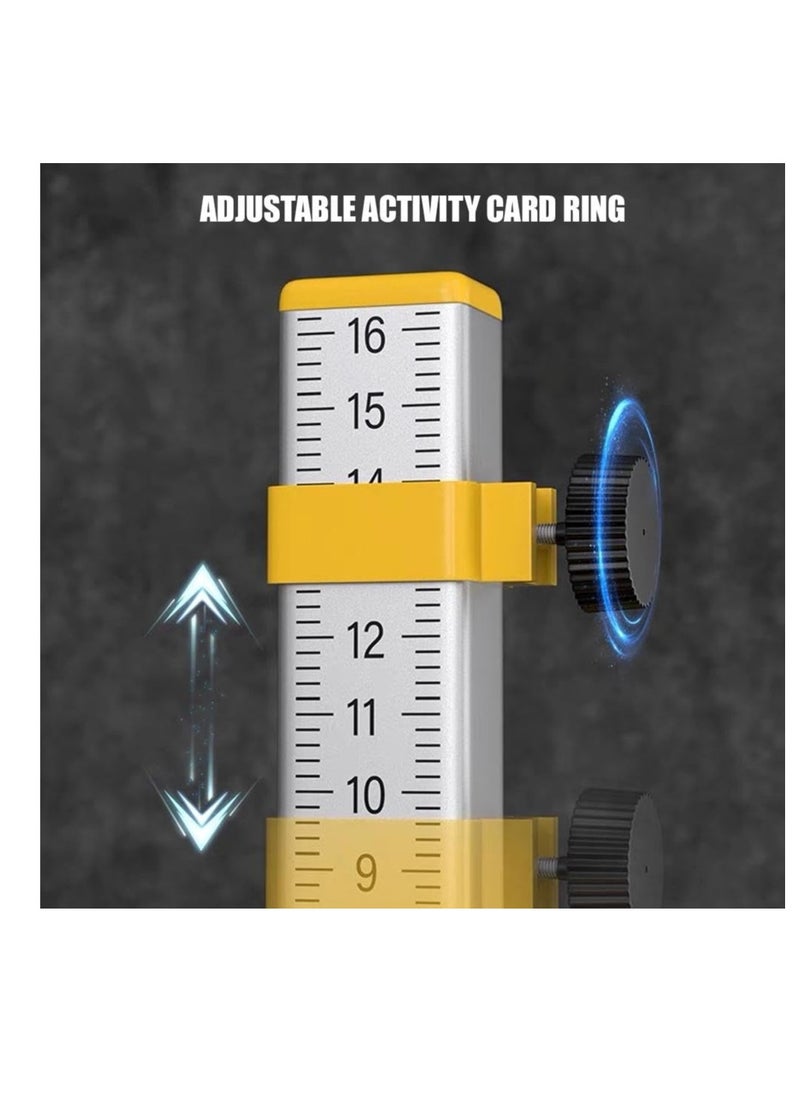 Excefore - Lay Floor Tile Special Ruler, 2 Pcs Bricklayer Graduated Scale with Double-Sided Clear Scale, Tiling Horizontal Leveling Positioning Ruler, Isometric Ruler for Accurate and Consistent Tile Placement - Image 1
