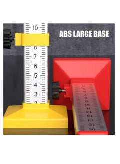 Excefore Lay Floor Tile Special Ruler, 2 Pcs Bricklayer Graduated Scale with Double-Sided Clear Scale, Tiling Horizontal Leveling Positioning Ruler, Isometric Ruler for Accurate and Consistent Tile Placement  - Image 5
