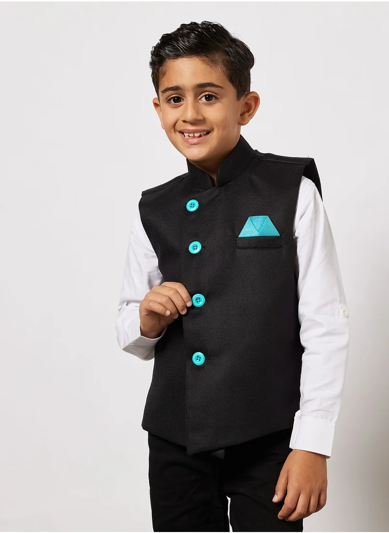 ايه جي ديزينز Boys Solid Waistcoat