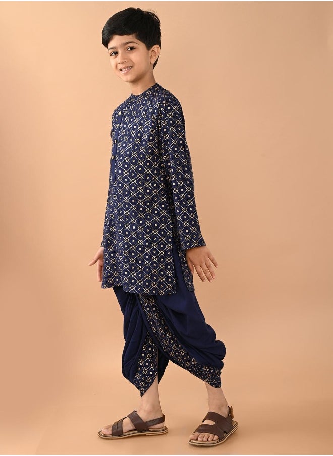 LILPICKS - Printed Dhoti Kurta Set - Image 1