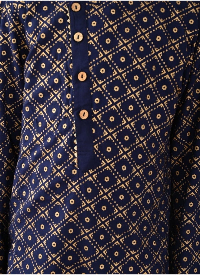 LILPICKS - Printed Dhoti Kurta Set - Image 1