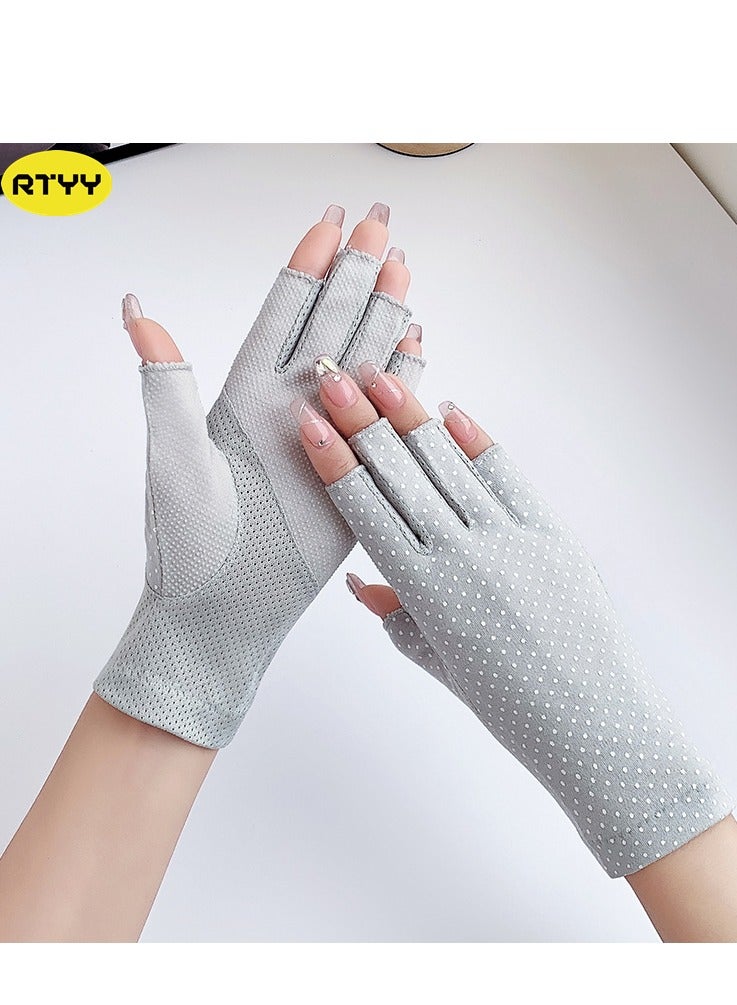 RTYY قفازات نسائية، قفازات قيادة، قفازات حماية من أشعة الشمس الصيفية غير قابلة للانزلاق - Image 1