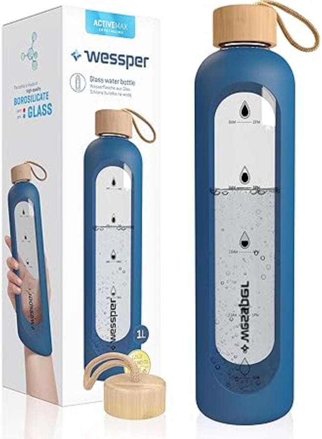 زجاجة مياه ويسبر ActiveMax Crystalline سعة ‎1000 مل – أزرق - Image 1