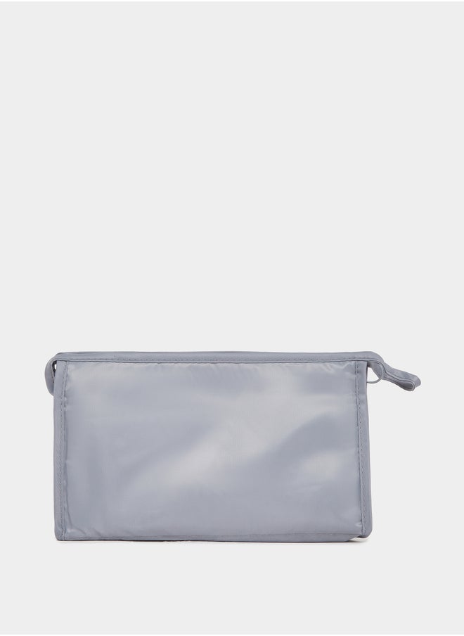 Styli Mesh Cosmetic Wash Bag with Zip Closure  - Image 2