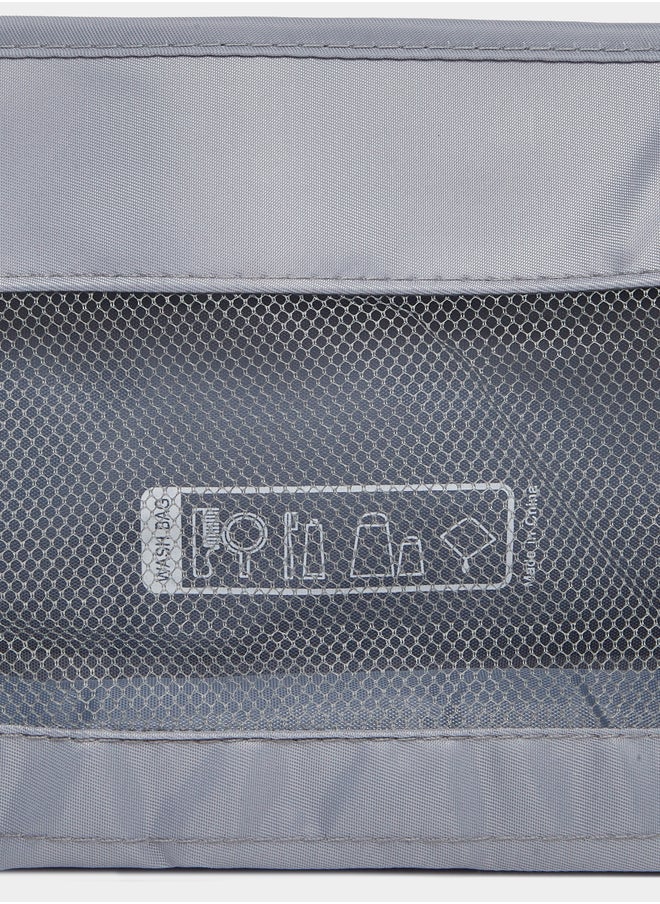 Styli Mesh Cosmetic Wash Bag with Zip Closure  - Image 3