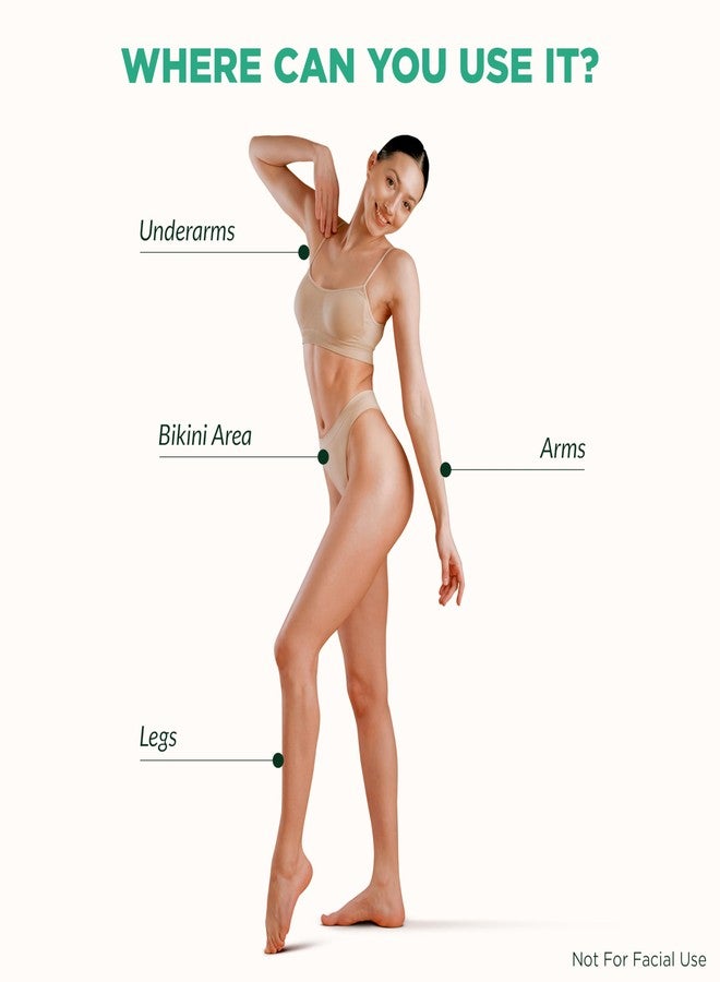 Azah Bikini Wax Powder for Women [60gm]| Painless Hair Removal in 5-7 Mins | Natural Wax Powder with Aloe Vera, Papaya & Lavender | No Chemicals, No Irritation & Rashes, Ideal for Bikini, Legs & Underarms - Image 5