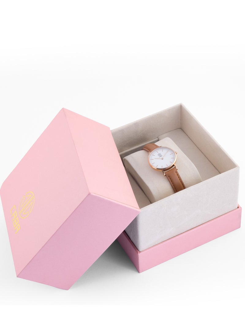 CABA Women's Watch, Elegant Design, Distinctive and Attractive Color, Luxury Leather Strap, Classic Design - K3101190023248LR - Image 1