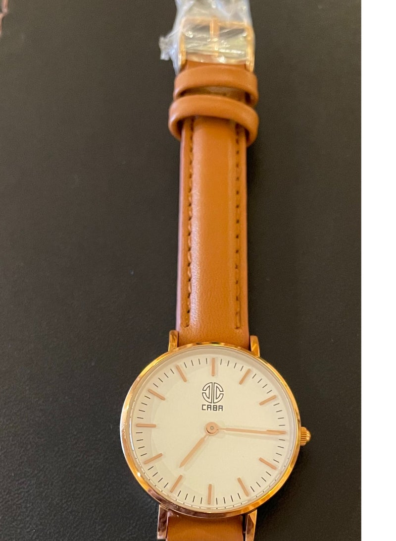 CABA Women's Watch, Elegant Design, Distinctive and Attractive Color, Luxury Leather Strap, Classic Design - K3101190023248LR - Image 4