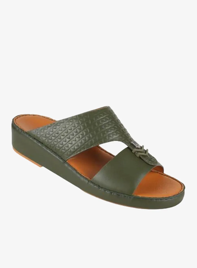 بارجيل أونو 008-3903 Barjeel Uno Mens Arabic Sandals BSP1-66 Olive