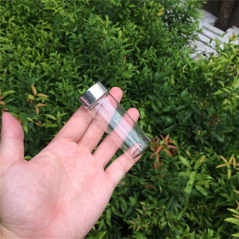 Jarvials 12units 30x80mm Empty Jars Glass Bottle with Aluminium Silver Color Screw Cap 40mlSealed liquid Food Gift Container (12, 40ML-Silver Lid) - Image 5