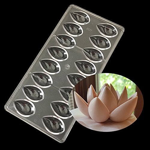 GRAINRAIN Polycarbonate Chocolate Mold DIY Candy Mould Clear Hard Plastic Bakeware Pastry Tools Drip (19388) - Image 2