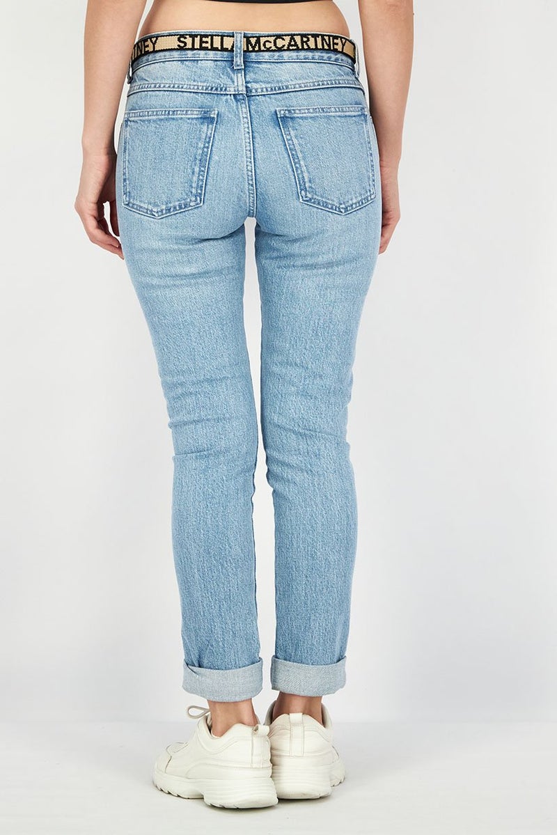 STELLA MCCARTNEY Women Regular Fit Stretchable Jeans, Blue - Image 2