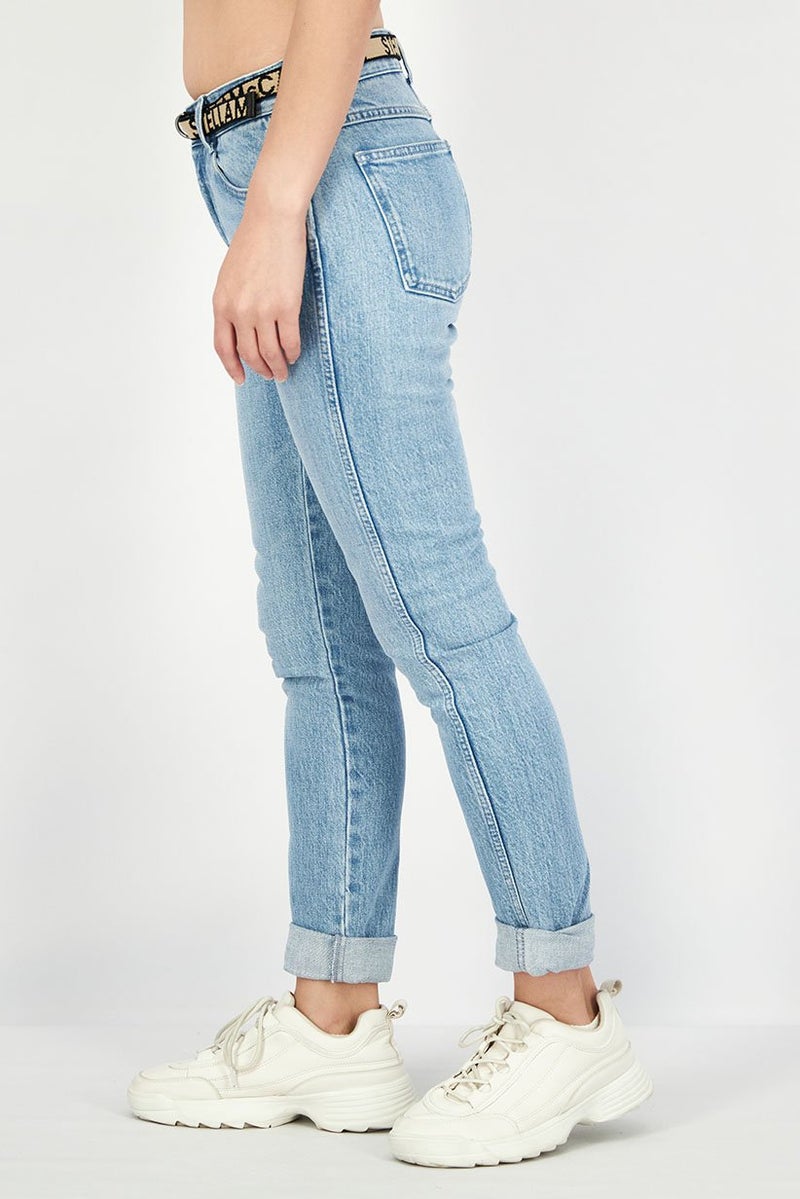 STELLA MCCARTNEY Women Regular Fit Stretchable Jeans, Blue - Image 4