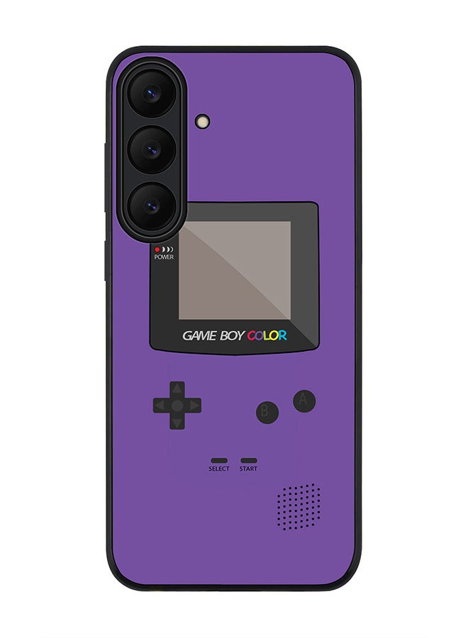 Stylizedd For Samsung Galaxy S25 FE Case,Slim fit Camera Protection, Shockproof Thin Phone cover  - Gameboy Color - Purple