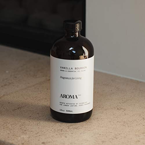 AromaTech Vanilla Bourbon Aroma Essential Oil Blend: Luxury Hotel Inspired Aromatherapy with Vanilla Bean, Bourbon & Oak Barrel for Ultrasonic Diffusers & Nebulizers - 16 fl oz, 500 mL - Image 3