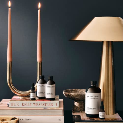 AromaTech Vanilla Bourbon Aroma Essential Oil Blend: Luxury Hotel Inspired Aromatherapy with Vanilla Bean, Bourbon & Oak Barrel for Ultrasonic Diffusers & Nebulizers - 16 fl oz, 500 mL - Image 2