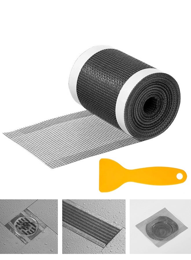 فاصولا مصفاة مجاري الصرف الصحي مستطيلة الشكل مضادة للانسداد، ملصق لاصق صرف أرضي للاستحمام - Image 1