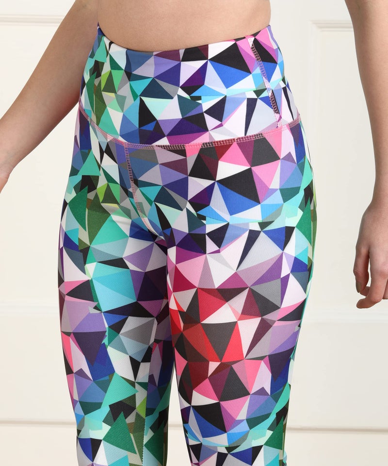 Rock Paper Scissors Women's Skinny Fit Polyester Blend High Rise High Rise Leggings (ONSWG-TIGHTS-PRISM-M_Multicolour_Medium) - Image 5